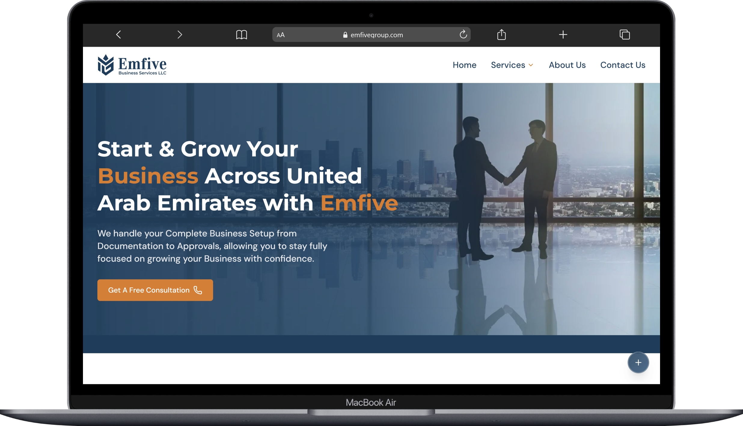Emfive Group desktop screenshot