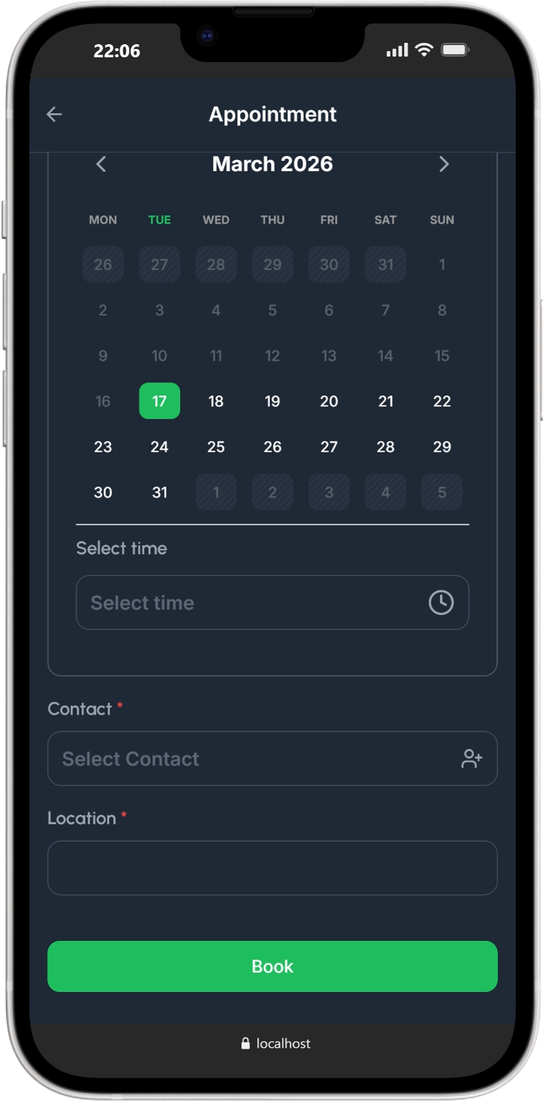 Promemo mobile screenshot