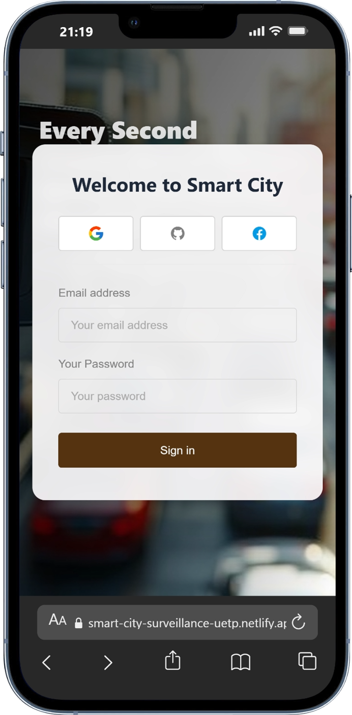 Smart City Surveillance mobile screenshot